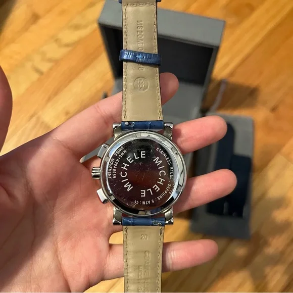 Michele watch with extra band - Picture 3 of 8